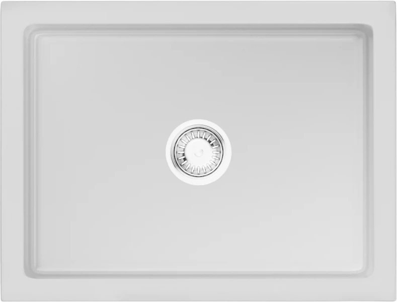 Мойка для кухни Omoikiri Mikura 61-WH Glossy 61 см белая глянцевая 4993257 (детальная фотография)