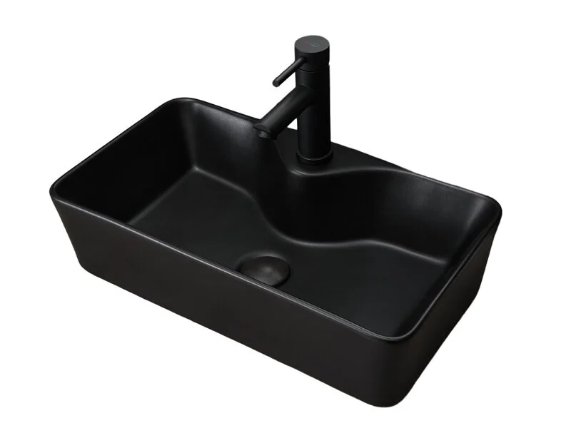 Раковина GID Geometrico Bm9092 55 см черная 53353 (детальная фотография)