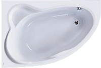 Ванна акриловая Roca Luna 170x115 см левая