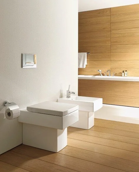 Унитаз напольный Duravit Vero 2117090000 (детальная фотография), без бачка, со скрытым бачком