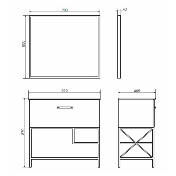Схема (детальная фотография), напольная, пристенная