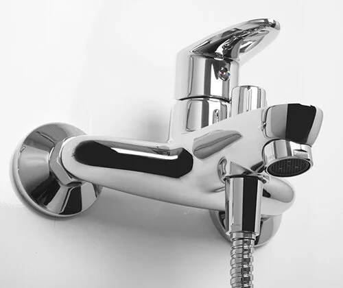 Смеситель для ванны WasserKRAFT Leine с коротким изливом 3501 (детальная фотография), хром