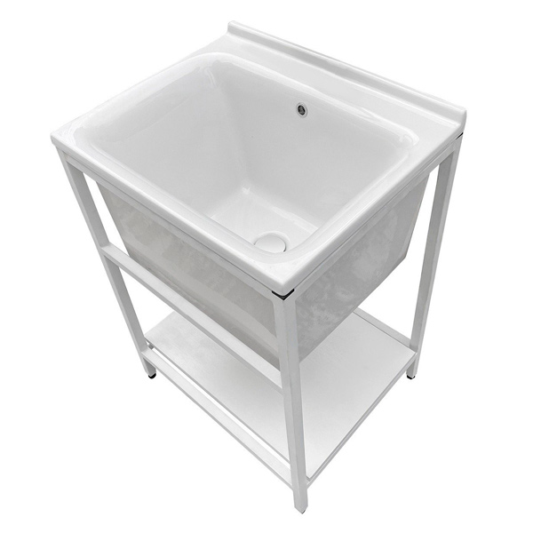 Раковина Kerasan Aquadom 60 см хозяйственная 029201*0 (детальная фотография), белые