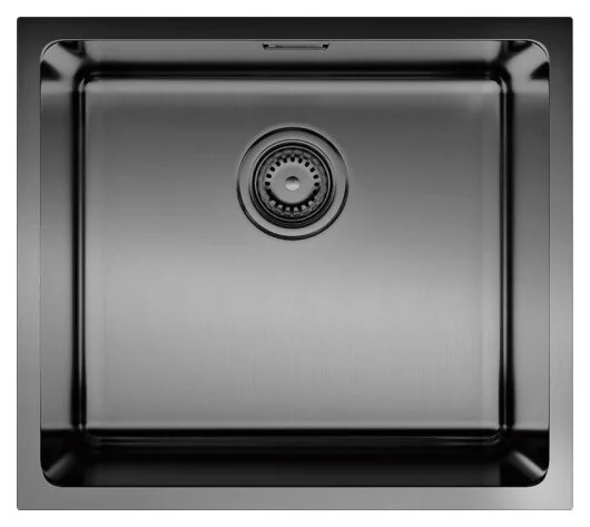 Мойка для кухни Omoikiri Tadzava 49-U/I-GM 49 см вороненая сталь 4993076 (детальная фотография)