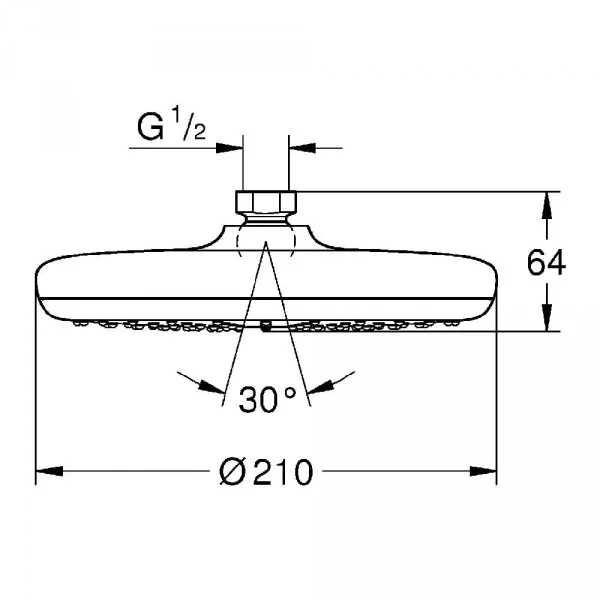 Душевой набор Grohe Tempesta 210 34729000 (детальная фотография) index_1