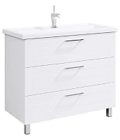 Тумба под раковину напольная Aqwella Манчестер 100 см белая