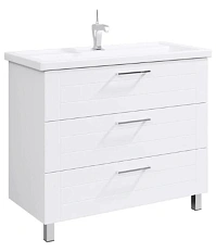 Тумба под раковину напольная Aqwella Манчестер 100 см белая