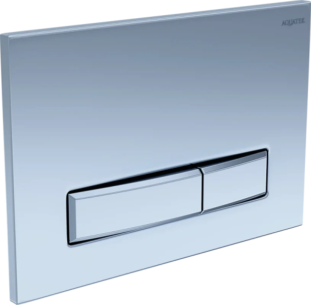 Клавиша смыва Акватек хром матовый KDI-0000024 (детальная фотография), в наличии