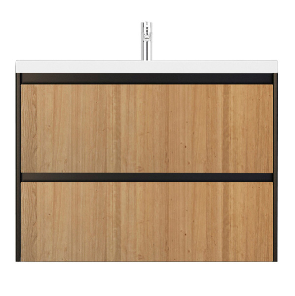 Тумба под раковину подвесная Velvex Klaufs 99 см черная/шатане tpKLA.100.2Y-617.217 (детальная фотография)