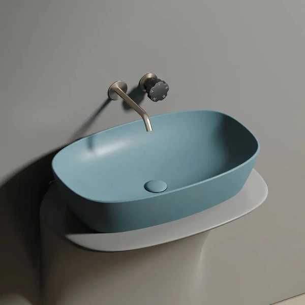 Раковина Ceramica Nova Element 60 см зеленая CN6049MLG (детальная фотография), в наличии