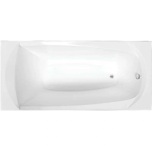Ванна акриловая 1MarKa Elegance 01эл16570кс2+, 165 x 70 см, цвет белый (детальная фотография), 165х70