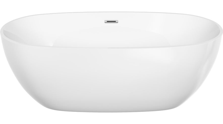 Ванна акриловая Sancos Flo 170x80 см отдельностоящая FB02 (детальная фотография), акриловые