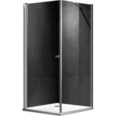 Душевой уголок Gemy New Rockcoco 80x80 см профиль хром