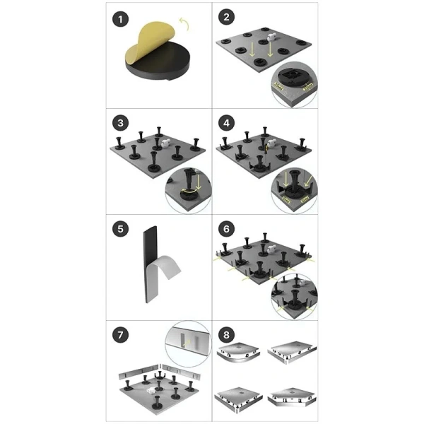 Душевой поддон Grossman Strong 90120Q 120x90 см прямоугольный (детальная фотография) index_1