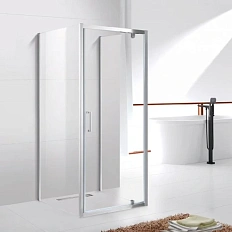 Душевой уголок Cezares Molveno 80x80 профиль хром стекло прозрачное