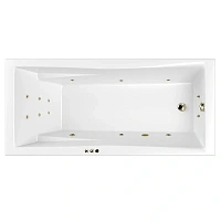 Ванна гидромассажная Whitecross Palace 0104.180080.100.SMART.BR, 180 x 80 см, форсунки бронза