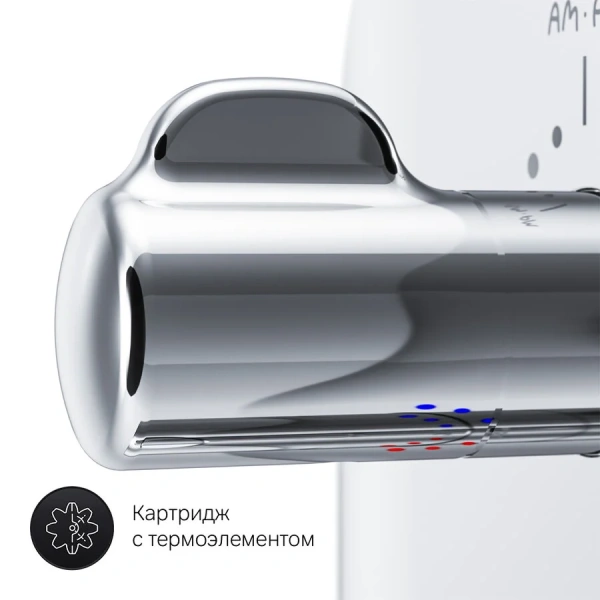 Смеситель для душа AM.PM Sensation F3075600 (детальная фотография), с термостатом