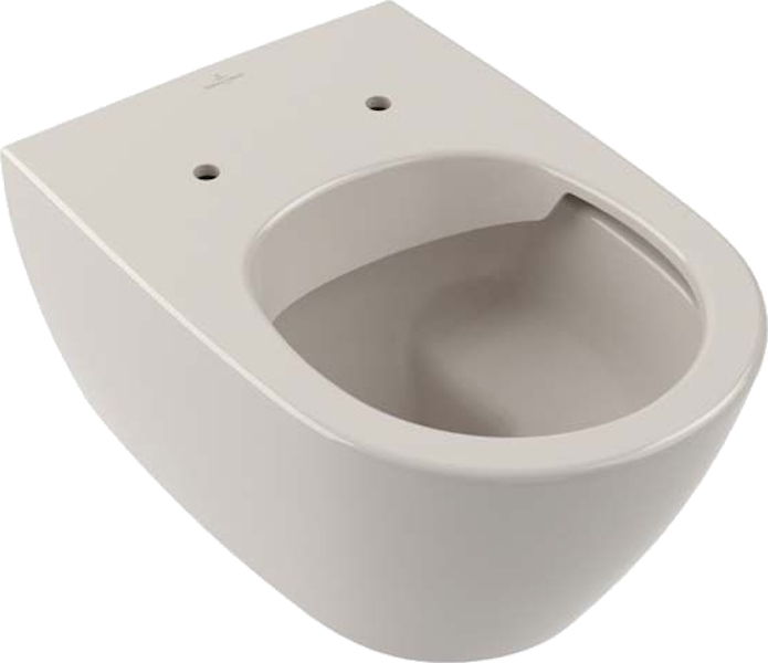 Унитаз подвесной Villeroy & Boch Subway 2.0 пергамон с покрытием CeramicPlus 5614R0R3 (детальная фотография)