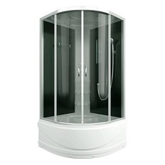 Душевая кабина Erlit Comfort 90х90 см стекло тонированное