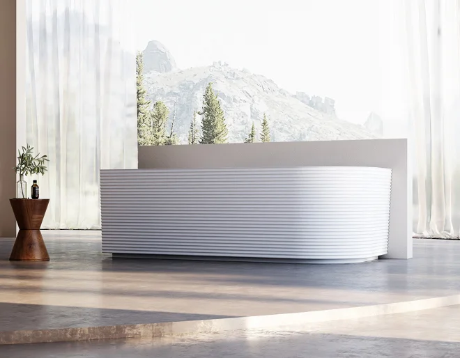 Ванна акриловая Abber AB9438-1.7 170x80 см белая (детальная фотография), 170x80 см