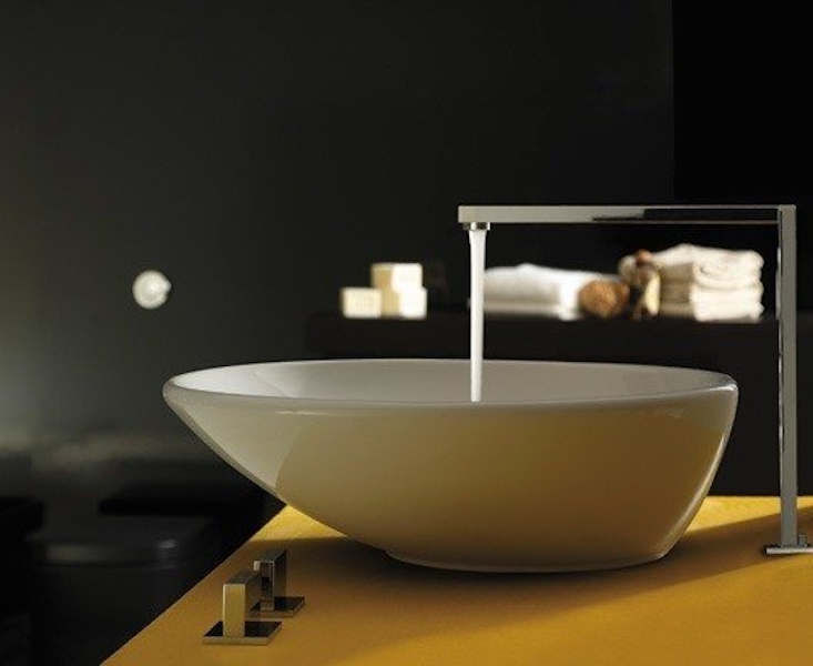 Раковина накладная, цвет белый, Globo Free LAT50.BI (детальная фотография), в наличии