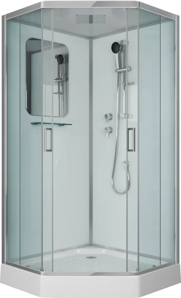 Душевая кабина Niagara Premium 90х90 см профиль хром 60010114D (детальная фотография)