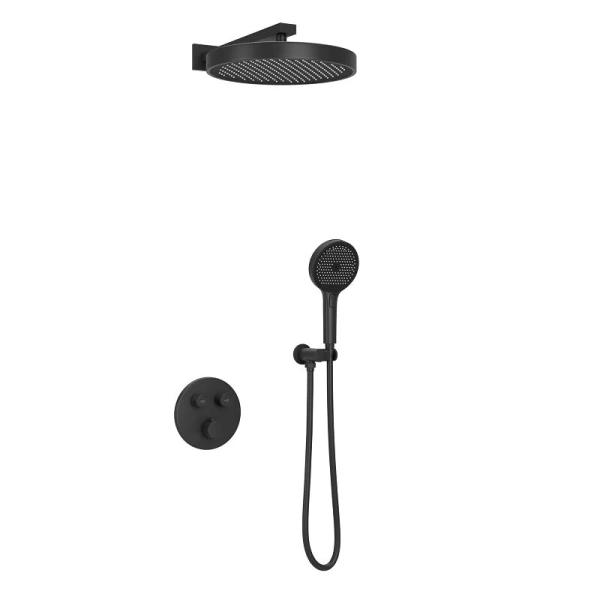 Душевой комплект Sancos Space черный матовый SC3006MB (детальная фотография)