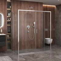 Душевой уголок Cezares Molveno 180x80 см профиль хром