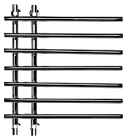 Полотенцесушитель водяной Ника Bamboo 60x50 см хром