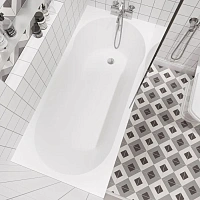 Ванна акриловая Stworki Хельсинки 150 x 70 см, с каркасом, белая, 292203