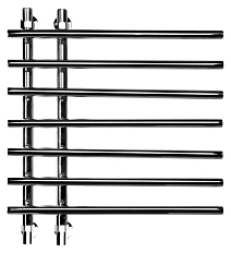 Полотенцесушитель водяной Ника Bamboo 60x50 см хром