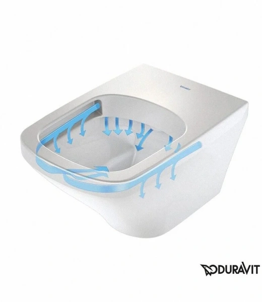 Унитаз подвесной Duravit DuraStyle белый 45510900A1 (детальная фотография), современные, hi-tech, прямоугольные