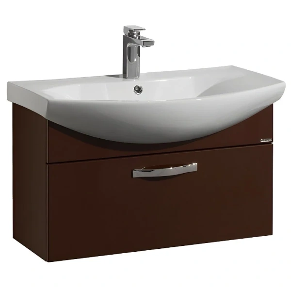 Тумба с раковиной подвесная Акватон Ария 1A141701AA 80 см с выдвижным ящиком (детальная фотография)