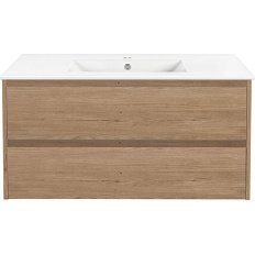 Тумба под раковину подвесная Vincea Gio 100,6 см N.Oak