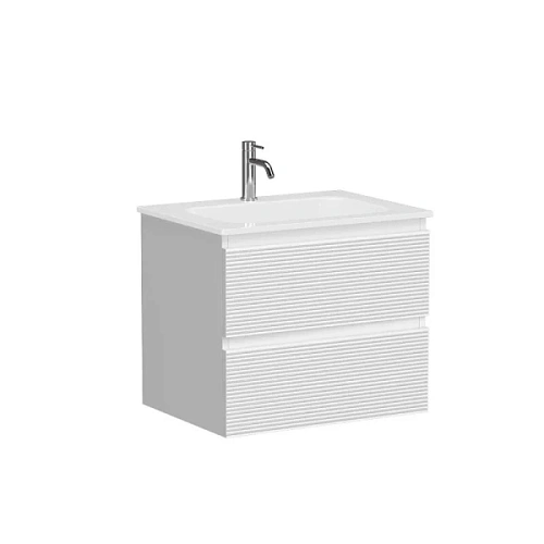 Тумба под раковину подвесная Sancos Folk 60 см bianco - фото 1