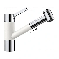 Смеситель для кухни белый Blanco Tivo-S