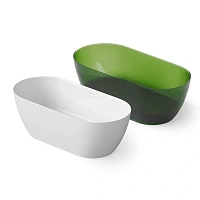 Ванна DEA Design Edge DD8670 1700 18, 170 х 80 см, искусственный камень, цвет белый матовый