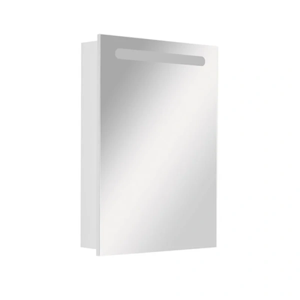 Зеркальный шкаф с подсветкой Roca Victoria Nord 60 см правый, белый глянец ZRU9000030 (детальная фотография)