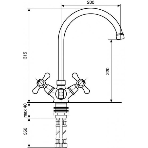 Схема (детальная фотография), для кухни