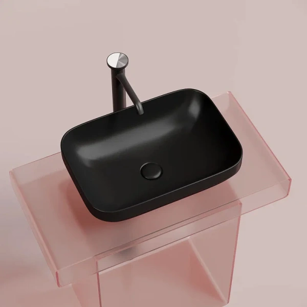 Раковина Ceramica Nova Element 50 см черная матовая CN6055MB (детальная фотография), 50 см
