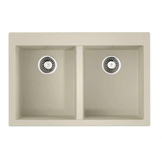 Мойка для кухни Omoikiri Bosen 80-2 4993 80 см из материала Tetogranit (детальная фотография)