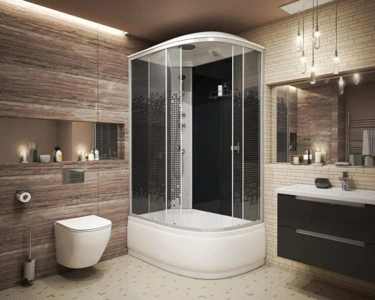 Душевая кабина Niagara Eco 120х80 см левая 7510L (детальная фотография), 120х80