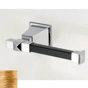 Бумагодержатель для ванной, цвет светлое золото, Devon&Devon Time Black TM311OTBL (детальная фотография)