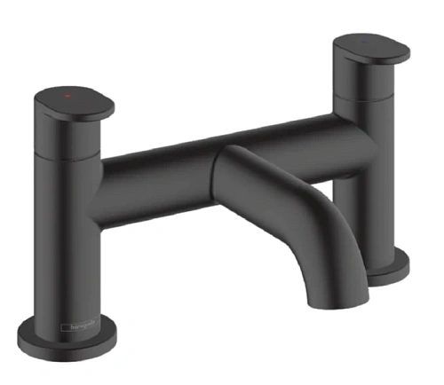 Смеситель для ванны Hansgrohe Vernis Blend черный - фото 2