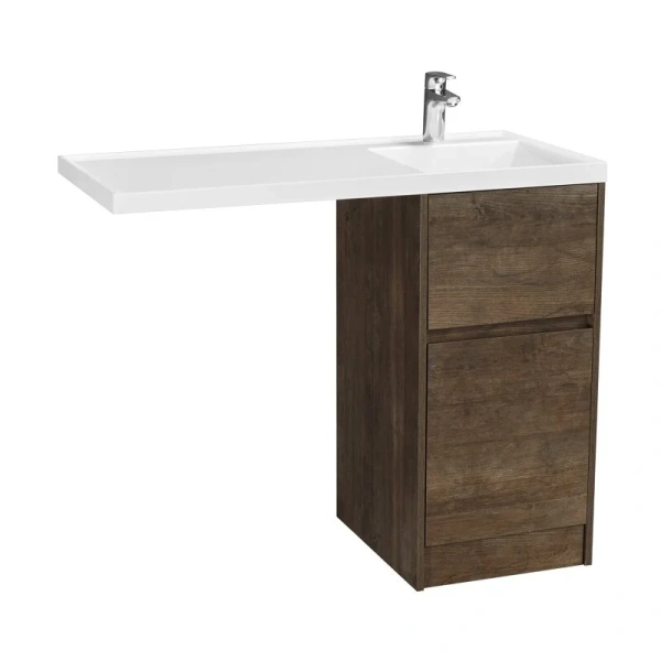 Фасад для тумбы Акватон Лондри 40 см дуб кантри 1A274901LHDY0 (детальная фотография)