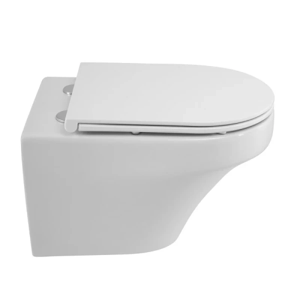 Унитаз подвесной Cezares Duet CZR-2462-TH-TOR с системой Tornado (детальная фотография), без бачка, со скрытым бачком