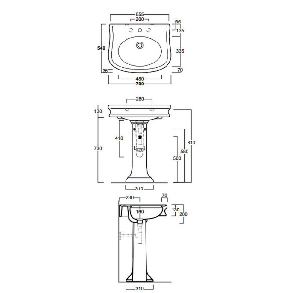 Схема (детальная фотография), прямоугольной формы