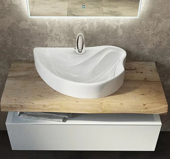 Тумба подвесная Velvex Felay tpFEL.95-43.2 96 см с ящиком (детальная фотография), современные, hi-tech