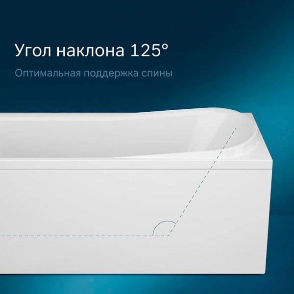 Ванна акриловая Am.Pm Like W80A-150-070W-A 150х70 см прямоугольная (детальная фотография), в наличии