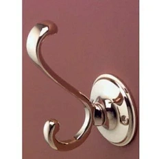 Крючок для ванной двойной, цвет светлое золото, Devon&Devon Old Navy